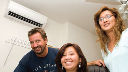 Mom Returns to New HVAC