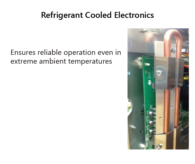 Refrigerant cooled electronics