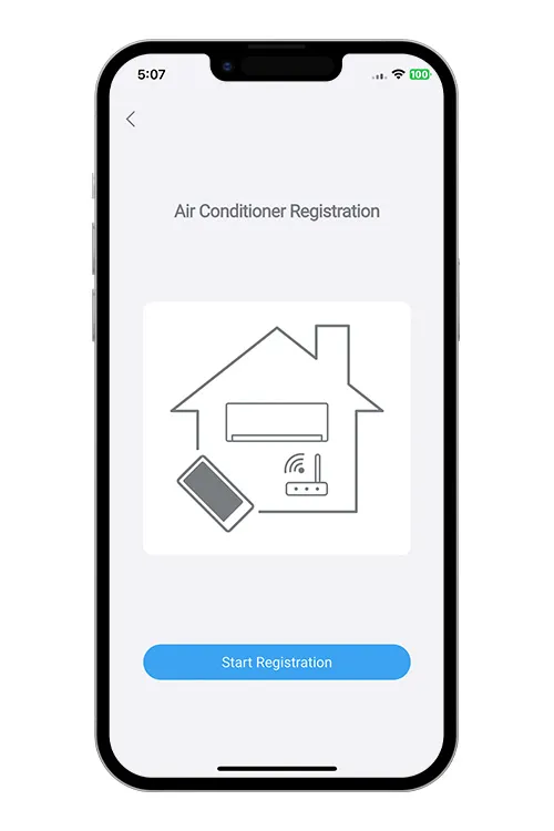 Tap [Start Registration].