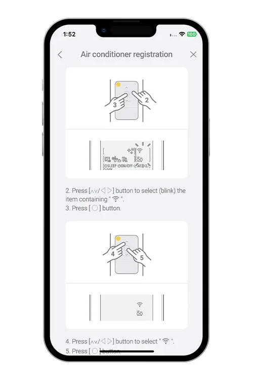 Press the WPS button on the WLAN router that you are connecting to. Refer to the operating manual of the WLAN router for the location of the button and how to press it.