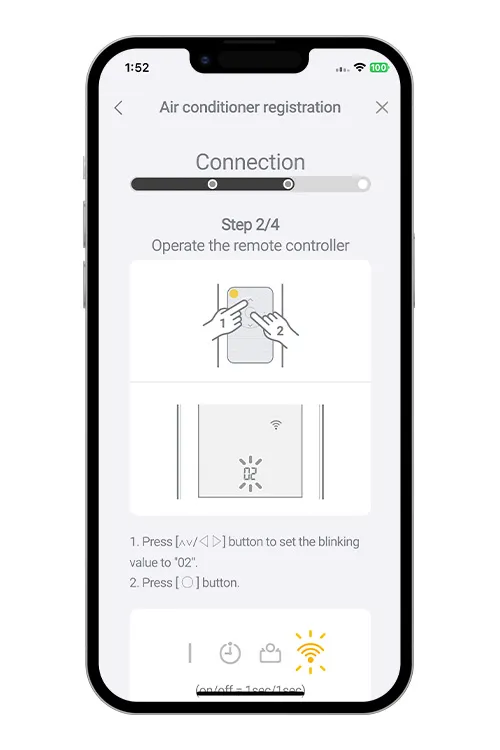 Press the WPS button on the WLAN router that you are connecting to. Refer to the operating manual of the WLAN router for the location of the button and how to press it.