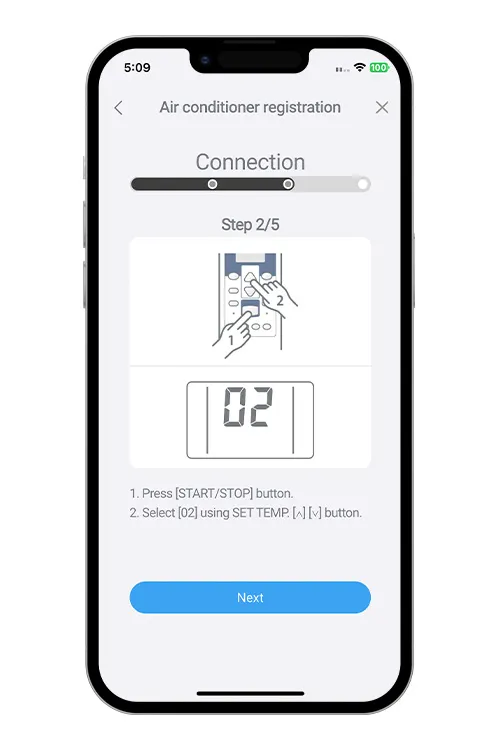 Press the WPS button on the WLAN router that you are connecting to. Refer to the operating manual of the WLAN router for the location of the button and how to press it.