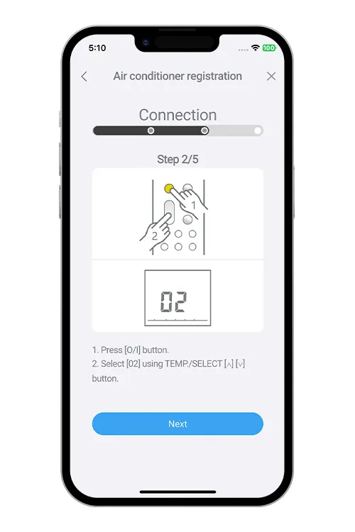 Press the WPS button on the WLAN router that you are connecting to. Refer to the operating manual of the WLAN router for the location of the button and how to press it.