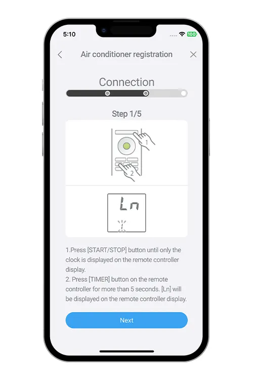 Press the WPS button on the WLAN router that you are connecting to. Refer to the operating manual of the WLAN router for the location of the button and how to press it.