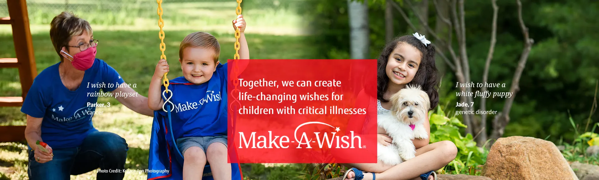Together, we can create life-changing wishes for children with critical illnesses — Make-A-Wish®