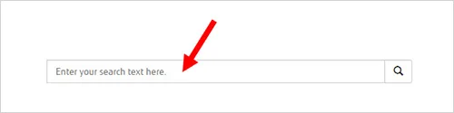 The CONNECT search field at the top of the page