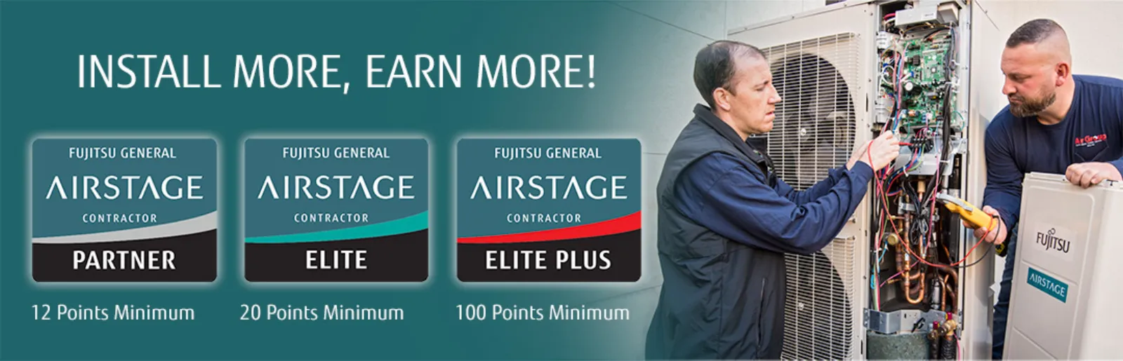 The more you install, the more benefits you earn