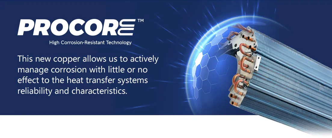 How corrosion forms on standard copper tubing compared with ProCore™ tubing