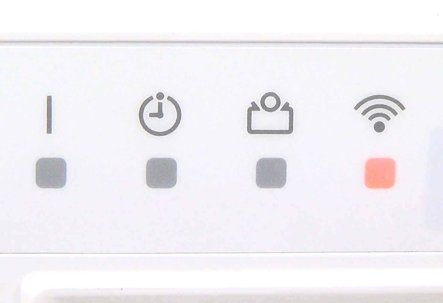 When the W-LAN adapter find a connectable W-LAN access point, the blinking will become slowly. on/off = 1sec/1sec ⇒ on/off = 2sec/0.5sec