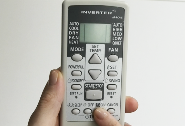 * Remote controller shown is a representative model. 【RC type 2】 Press down [TIMER ON] on the remote controller for more than 5 seconds